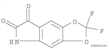 Molecular Structure of 1016683-99-0 (5H-1,3-Dioxolo[4,5-f]indole-6,7-dione, 2,2-difluoro-)